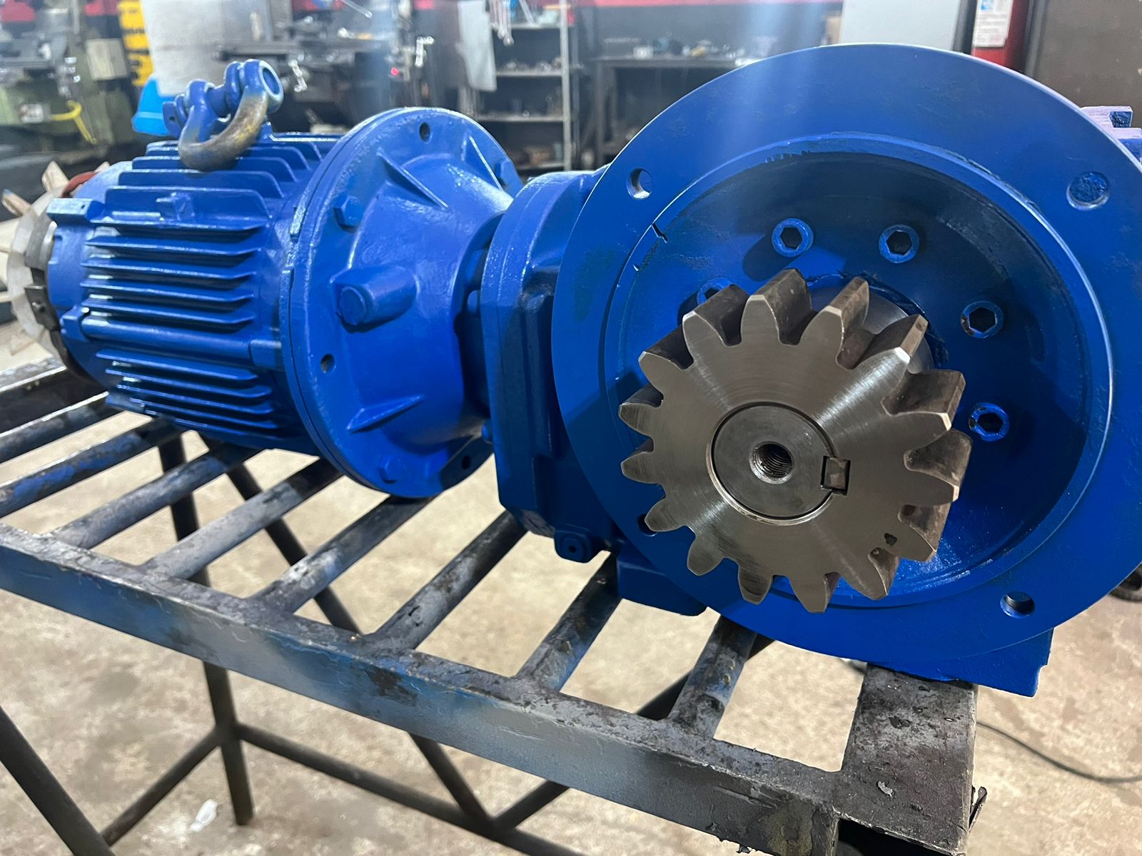 Manutenção de redutores industriais